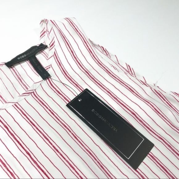 BCBGMAXAZRIA Horizontal Striped Tank Top Size Small - Picture 6 of 7